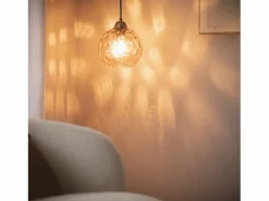 Clearance Ledkia Lámpara Colgante Cristal Cornelio Ámbar Multicolor