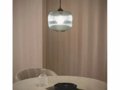 New Ledkia Lámpara Colgante Cristal Modra Azul Multicolor