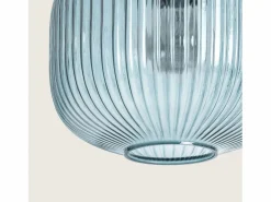 New Ledkia Lámpara Colgante Cristal Modra Azul Multicolor
