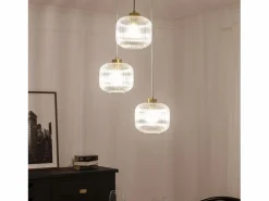 Best Ledkia Lámpara Colgante Cristal Tri Wilde Transparente Multicolor