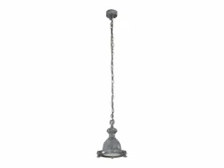 Best Lámpara colgante de aluminio 25x25x138 cm ES134855 Gris