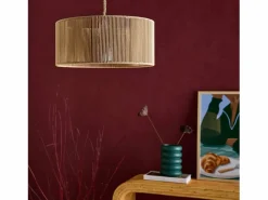 Sweeek Lámpara colgante de techo con cáñamo , 40cm natural