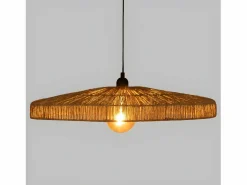 Sale Atmosphera Lámpara colgante de yute étnico chic 58 x 10 cm Beige