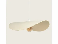 New Ledkia Lámpara Colgante Fieltro Abelia Beige