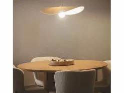 New Ledkia Lámpara Colgante Fieltro Abelia Beige