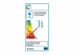 Best Lámpara colgante LED Lila de metal y cristal borosilicato transparente 3481-40-241 Fabas Luce Multicolor