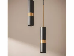 Ledkia Lámpara Colgante Metal Lumen Negro