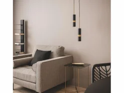 Ledkia Lámpara Colgante Metal Lumen Negro