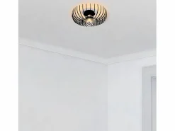 Best Concept-Usine Lámpara colgante negra de metal LINDA - Estilo Moderno Chic Negro