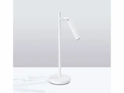 Clearance Sollux Lighting Lámpara de escritorio Brill moderno de acero - 1 fuentes luminosas 3000K - L.14 x A.43 cm - Blanco