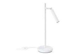 Clearance Sollux Lighting Lámpara de escritorio Brill moderno de acero - 1 fuentes luminosas 3000K - L.14 x A.43 cm - Blanco
