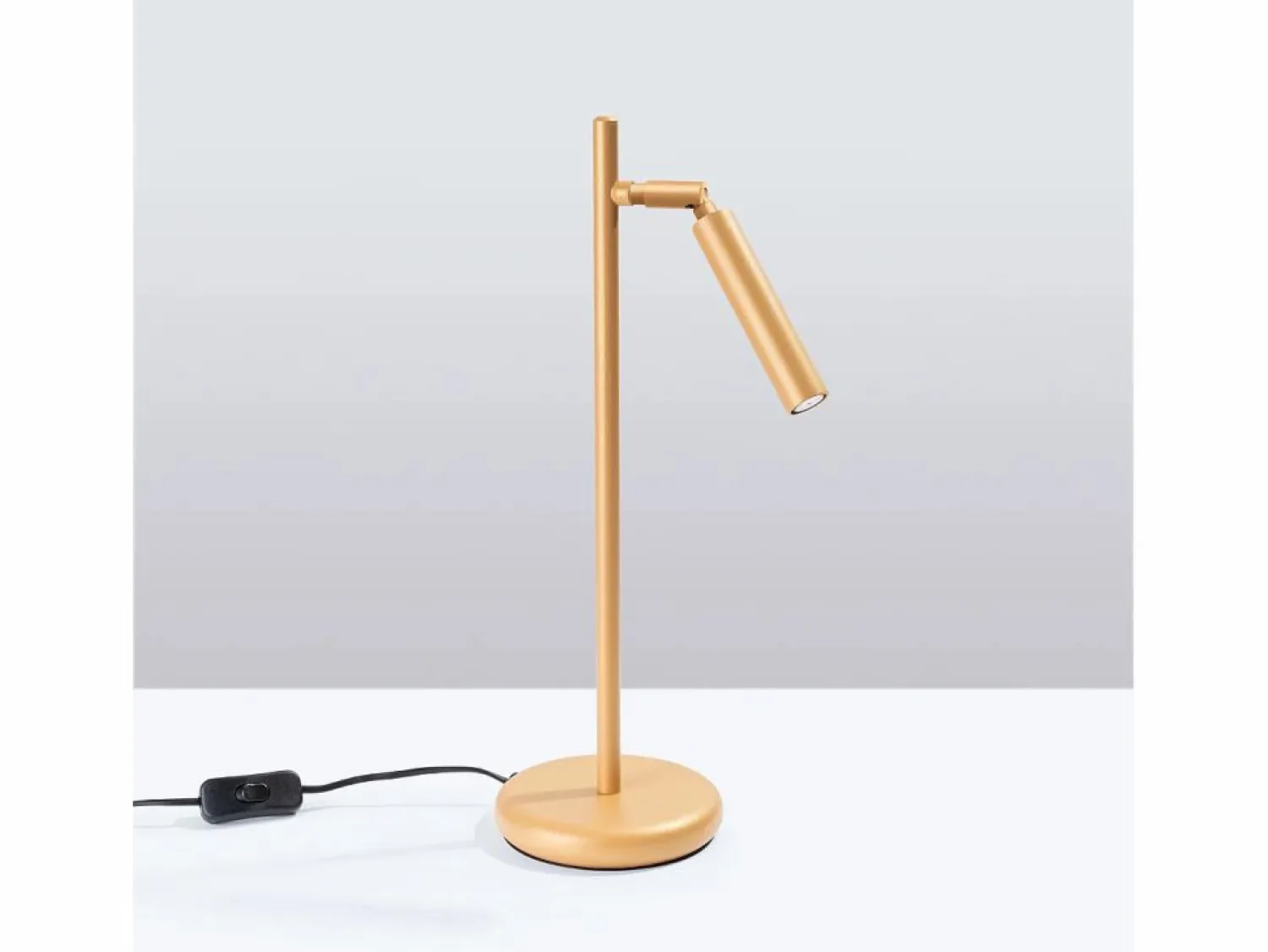 Sollux Lighting Lámpara de escritorio Brill moderno de acero - 1 fuentes luminosas 3000K - L.14 x A.43 cm -