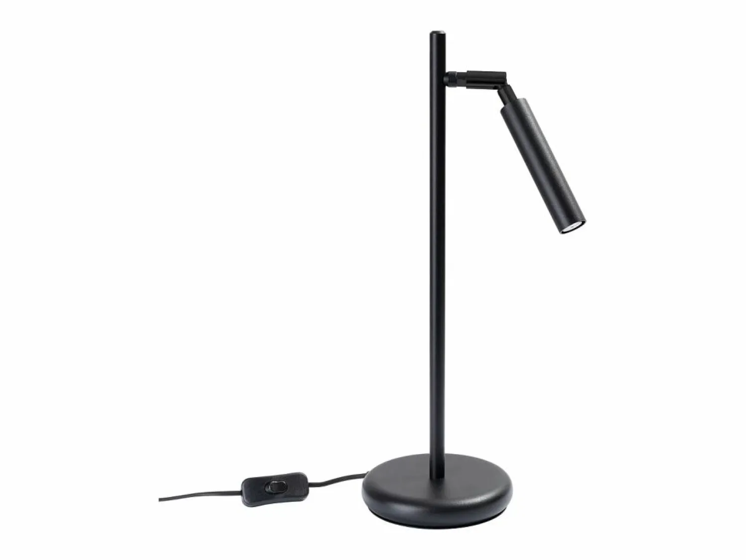 Outlet Sollux Lighting Lámpara de escritorio Brill moderno de acero - 1 fuentes luminosas 4000K - L.14 x A.43 cm - Negro