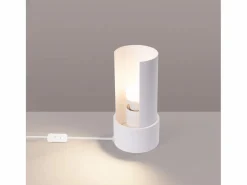 Sollux Lighting Lámpara De Escritorio Flash Minimalista De Acero - 1 Fuentes Luminosas - L.10 X A.21 Cm -
