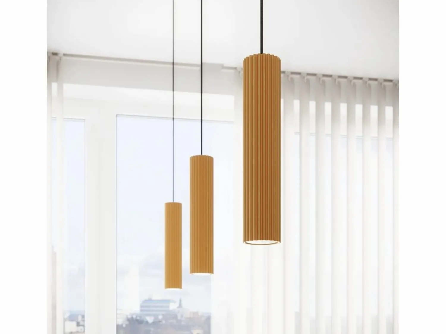 Clearance Sollux Lighting Lámpara de escritorio Gloow minimalista de aluminio - 1 fuentes luminosas 4000K - L.14,5 x A.43 cm - Dorado