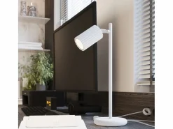 New Lámpara de escritorio Gloow minimalista de aluminio - 1 fuentes luminosas 4000K - L.14,5 x A.43 cm - Lámpara De Escritorio