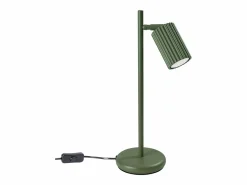 Discount Sollux Lighting Lámpara de escritorio Gloow minimalista de aluminio - 1 fuentes luminosas 3000K - L.14,5 x A.43 cm - oliva Verde