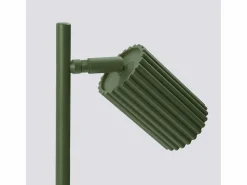 New Sollux Lighting Lámpara de escritorio Gloow minimalista de aluminio - 1 fuentes luminosas 4000K - L.14,5 x A.43 cm - oliva Verde