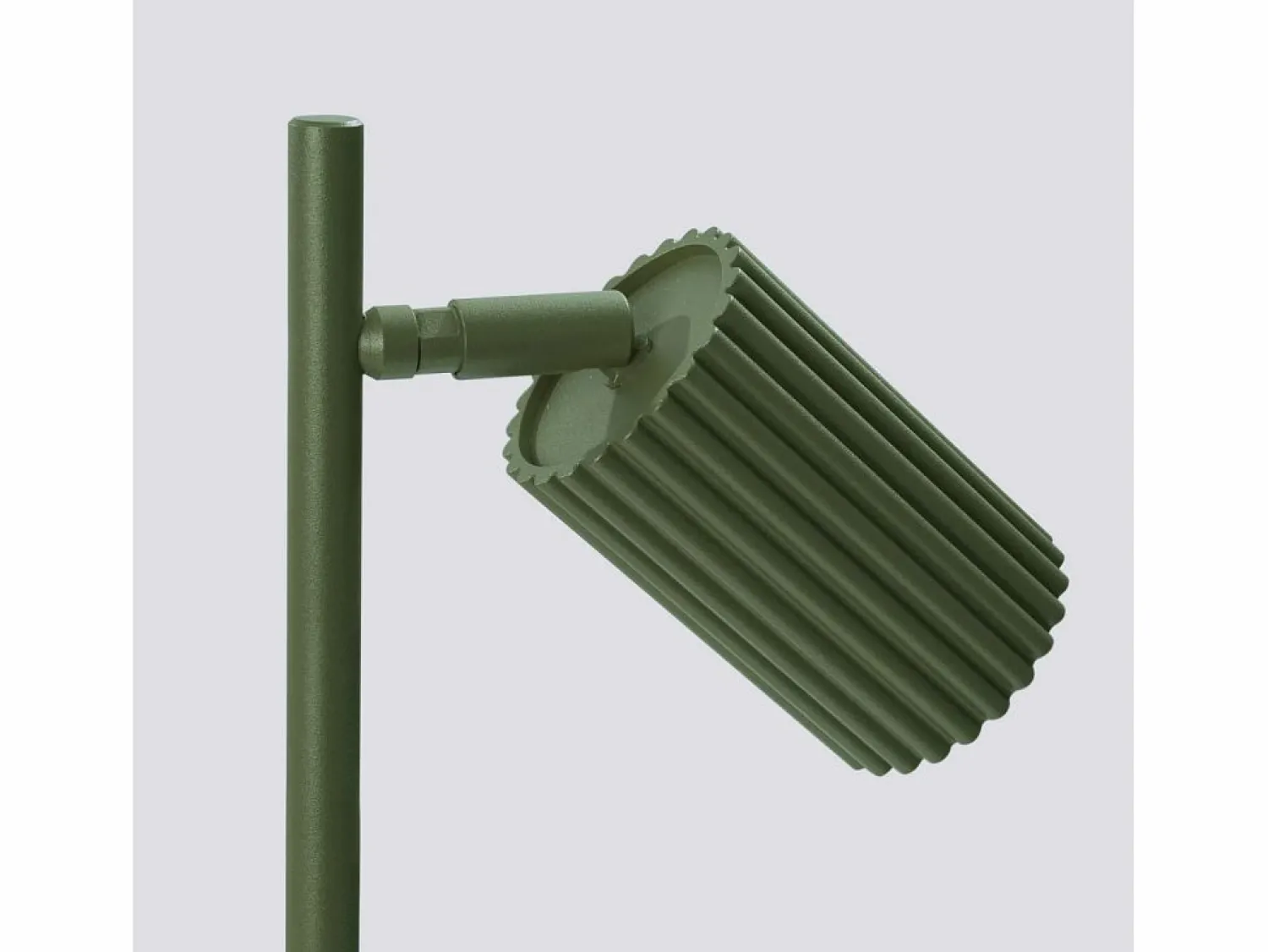 New Sollux Lighting Lámpara de escritorio Gloow minimalista de aluminio - 1 fuentes luminosas 4000K - L.14,5 x A.43 cm - oliva Verde