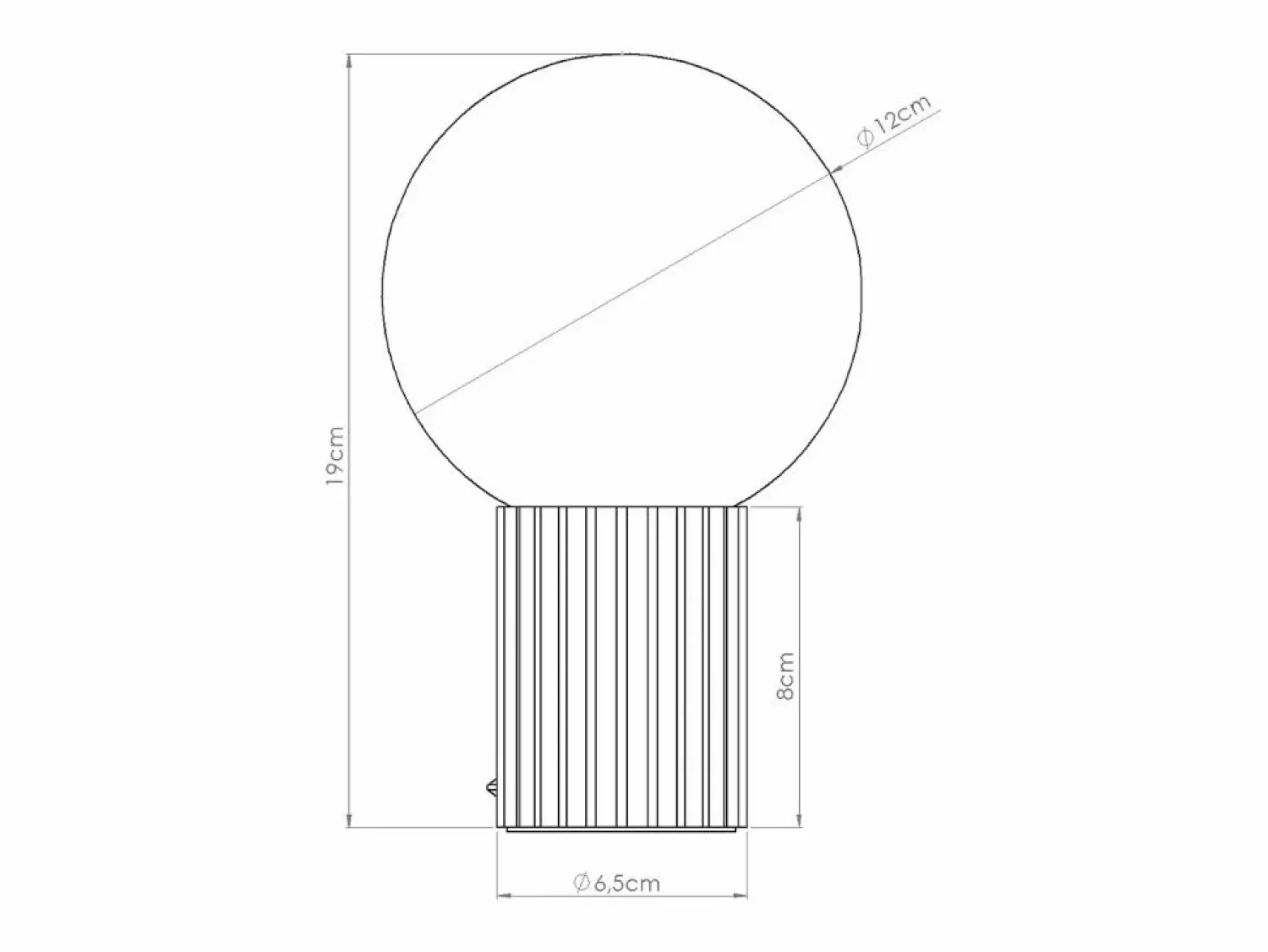 Online Sollux Lighting Lámpara De Escritorio Halo Moderno De Aluminio/Vidrio - 1 Fuentes Luminosas - L.12 X A.19 Cm - Borgoña Granate
