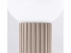 Sale Lámpara De Escritorio Halo Moderno De Aluminio/Vidrio - 1 Fuentes Luminosas - L.12 X A.19 Cm - Gris Pardo Lámpara De Escritorio