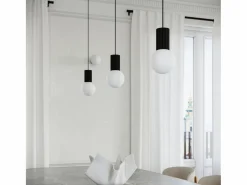 Clearance Sollux Lighting Lámpara De Escritorio Halo Moderno De Aluminio/Vidrio - 1 Fuentes Luminosas - L.12 X A.19 Cm - Negro