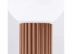 Sollux Lighting Lámpara De Escritorio Halo Moderno De Aluminio/Vidrio - 1 Fuentes Luminosas - L.12 X A.19 Cm - Moca