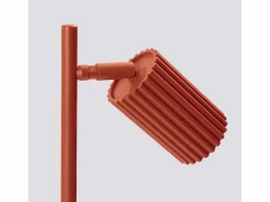 Sollux Lighting Lámpara De Escritorio Karbon Minimalista De Aluminio - 1 Fuentes Luminosas - L.14,5 X A.43 Cm - Ocre Rojo