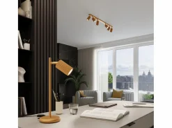 Online Sollux Lighting Lámpara De Escritorio Karbon Minimalista De Aluminio - 1 Fuentes Luminosas - L.14,5 X A.43 Cm - Dorado