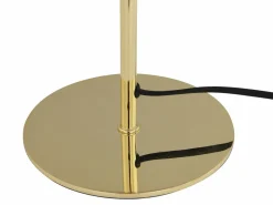 Clearance OZAIA Lámpara de mesa champiñón efecto latón - D.20 x Alt. 30 cm - - ONTARIO Dorado