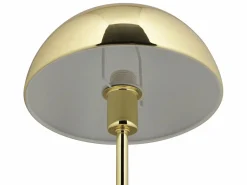 Clearance OZAIA Lámpara de mesa champiñón efecto latón - D.20 x Alt. 30 cm - - ONTARIO Dorado