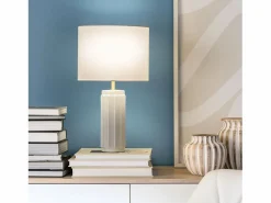 Clearance Ledkia Lámpara de Mesa de Cerámica Corbusier Blanco
