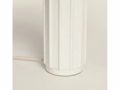 Clearance Ledkia Lámpara de Mesa de Cerámica Corbusier Blanco