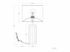 Clearance Ledkia Lámpara de Mesa de Cerámica Corbusier Blanco