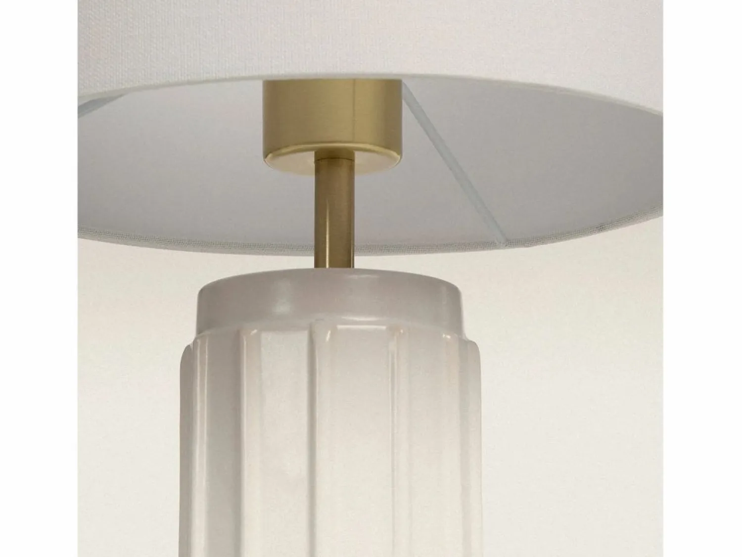 Clearance Ledkia Lámpara de Mesa de Cerámica Corbusier Blanco