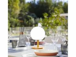 Hot Lumisky Lámpara de mesa inalámbrica H28CM LUNY Color natural claro