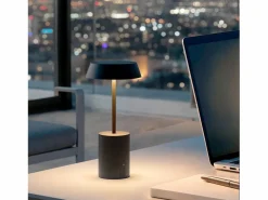 Ledkia Lámpara de Mesa LED Metal Inalámbrica para Exterior Ula
