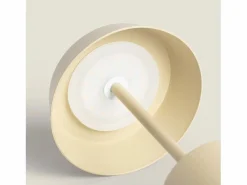 Clearance Ledkia Lámpara de Mesa LED Metal Inalámbrica para Exterior Ula Beige