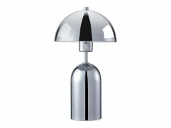 Hot OZAIA Lámpara de mesa plateada D.20 x Alt.35,5cm - TANTA Plateado