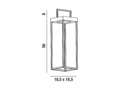 Best Lámpara de mesa solar y recargable CAGE de Perenz Mate H50cm Iluminación Exterior|Energía Solar
