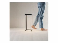 Hot Lámpara de mesa solar y recargable CAGE de Perenz Oscuro H50cm Gris