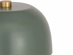 Clearance OZAIA Lámpara de mesa tipo seta de metal, D. 26 x Alt. 39 cm, , WINDY Verde