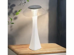 NETTLIFE Lámpara de noche LED táctil regulable USB con 3 niveles de brillo Lámpara de mesa para dormitorio