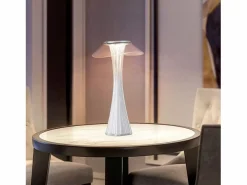 NETTLIFE Lámpara de noche LED táctil regulable USB con 3 niveles de brillo Lámpara de mesa para dormitorio