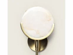 Ledkia Lámpara de Pared de Metal y Cristal Frome