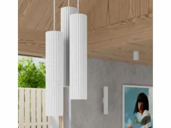 Best Lámpara de pared Gloow minimalista de aluminio - 2 fuentes luminosas 4000K - L.6,5 x A.20 cm - Aplique Para Pared