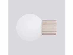 Sollux Lighting Lámpara De Pared Halo Moderno De Aluminio/Vidrio - 1 Fuentes Luminosas - L.12 X A.12 Cm - Gris Pardo