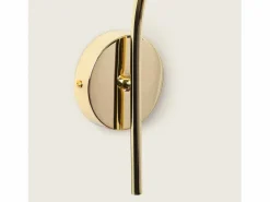 Ledkia Lámpara de Pared Metal y Cristal Baudelaire Rosa