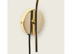 Ledkia Lámpara de Pared Metal y Cristal Baudelaire Rosa