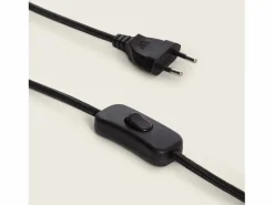 Ledkia Lámpara de Pared Metal y Cristal Baudelaire Rosa